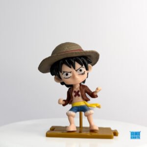 monkey d. luffy action figure – 9cm | one piece mini action figure