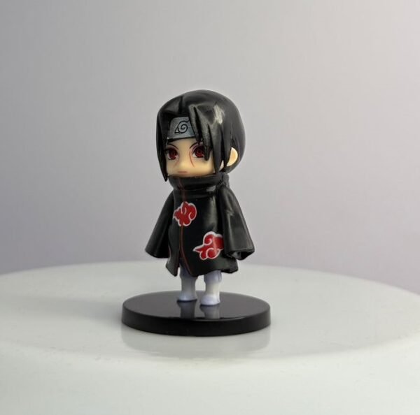 🩸 itachi uchiha mini action figure – 6.5cm | naruto chibi mini action figure
