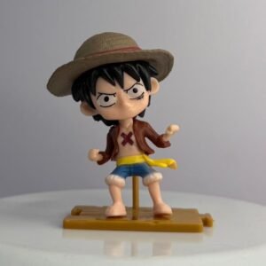 monkey d. luffy action figure – 9cm | one piece mini action figure