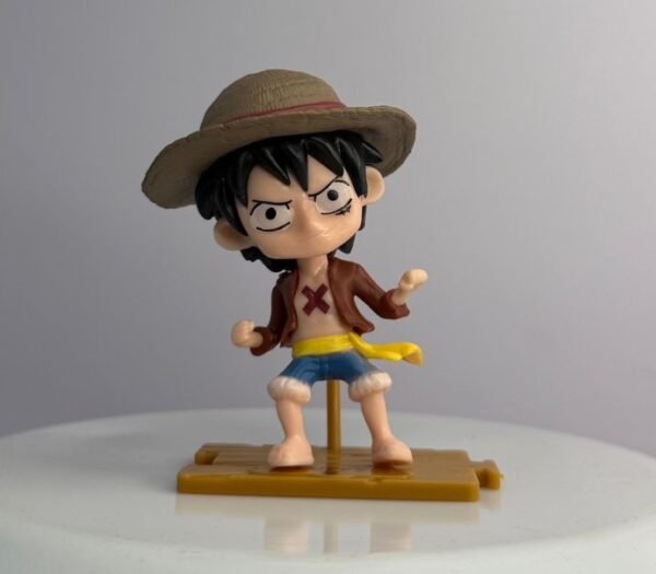 monkey d. luffy action figure – 9cm | one piece mini action figure