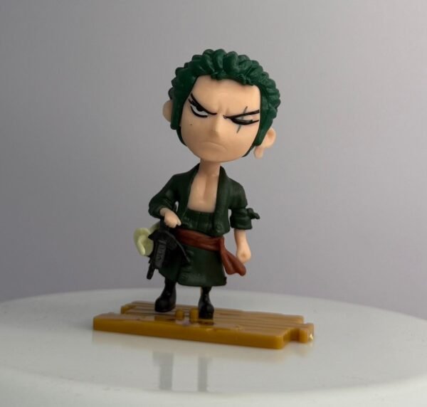 roronoa zoro action figure – 9cm | one piece mini action figure